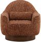 Dovetail Furniture Eastleigh Orange Swivel Chair-1