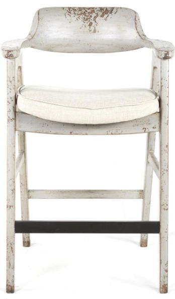 Nest Home Collections Wagner Distressed Gray/Sand Bar Stool-1