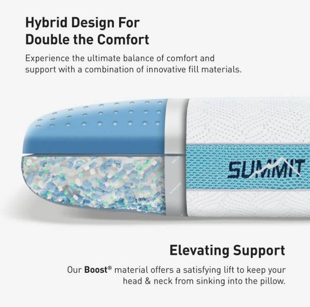 BEDGEAR® Summit 2.0 Performance® Dual Comfort Standard Bed Pillow-4