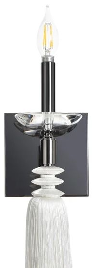 Stylecraft Black Nickel 15"H Wall Mount Lamp-1