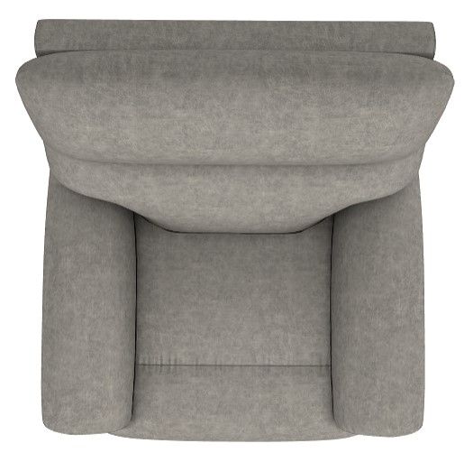La-Z-Boy® Trouper Charcoal Power Rocking Recliner with Headrest and Lumbar-4