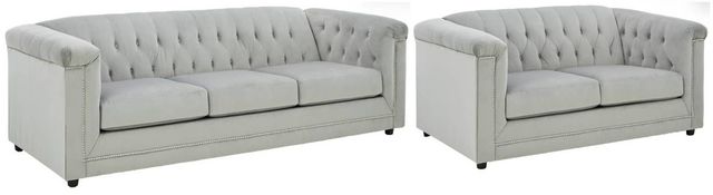 Signature Design by Ashley® Josanna 2-Piece Gray Living Room Set-0