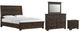 Elements International Colorado City 4-Piece Charcoal Queen Storage Bedroom Set-0