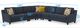 Jackson Furniture Foley 5-Piece Lead L-Shape Sectional-4