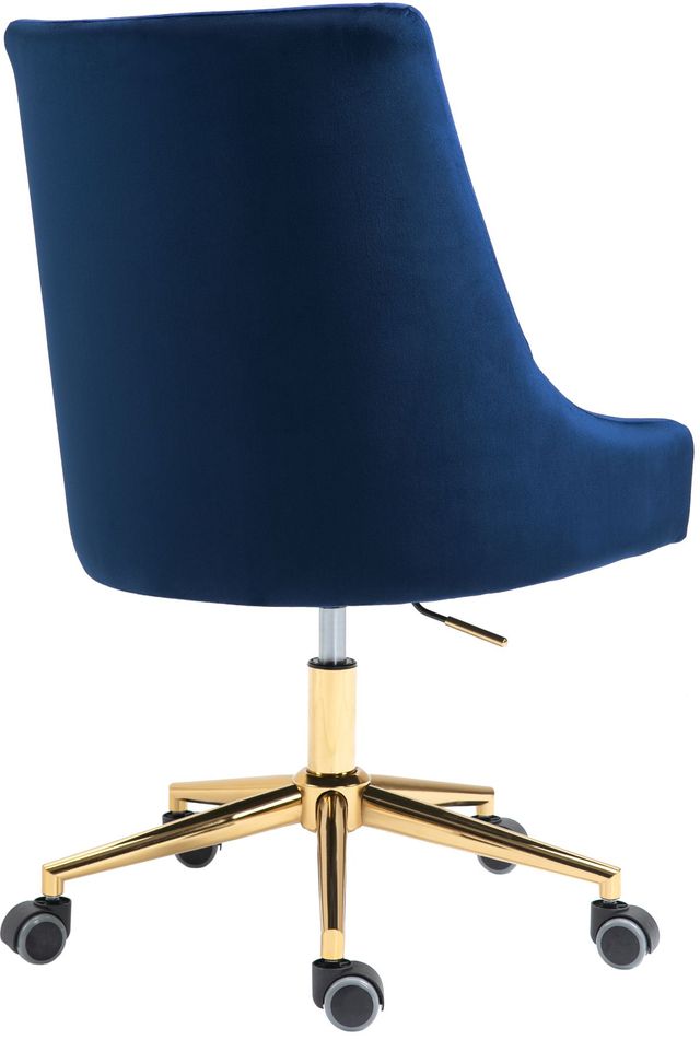Meridian Furniture Karina Navy Velvet Office Chair-0