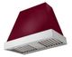 AGA Euclid 36" Cranberry Wall Mounted Range Hood  with Polished Chrome Trim-0