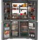 Café™ 36 in. 22.9 Cu. Ft. Platinum Glass Counter Depth French Door Refrigerator-3