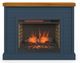 Legends Home Washington Blue Denim/Whiskey Fireplace Mantel-3