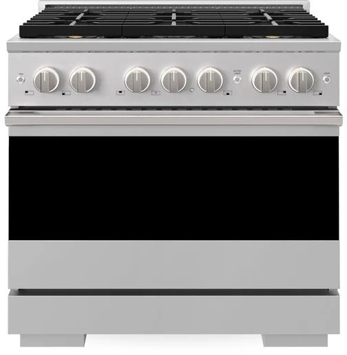 ZLINE Marino 36" Stainless Steel Pro Style Dual Fuel Range with 6-Burner DuoPro™ Cooktop and Electric Convection Oven