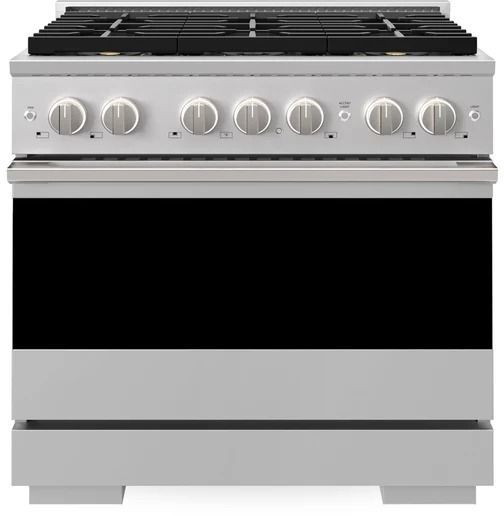 ZLINE Marino 36" Stainless Steel Pro Style Dual Fuel Range with 6-Burner DuoPro™ Cooktop and Electric Convection Oven-0