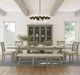 Jofran Inc. Telluride 8-Piece Driftwood Trestle Dining Table Set-1