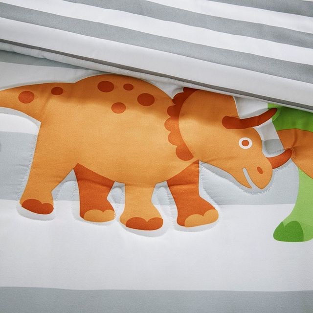 Olliix by Mi Zone Kids Dinosaur Dreams Multi Full/Queen Comforter Set-4