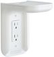 Sanus® White Outlet Shelf-0