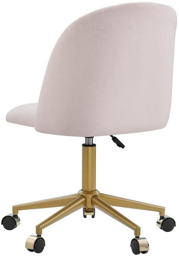 Linon Abigail Blush Pink Desk Chair-4