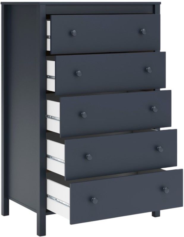 Signature Design by Ashley® Simmenfort Matte Navy Blue Chest of Drawers-4