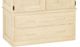 Crate Designs™ Furniture Unfinished Shelf And Hanging Rod Armoire-2