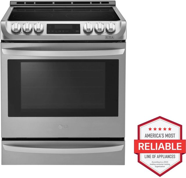 LG 30" Stainless Steel Slide In Electric Range-1