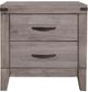 Homelegance® Woodrow Brownish Gray Nightstand-2