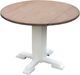 Sunny Designs™ Pasadena Buckskin Top Drop-Leaf Table with Marble White Base-0