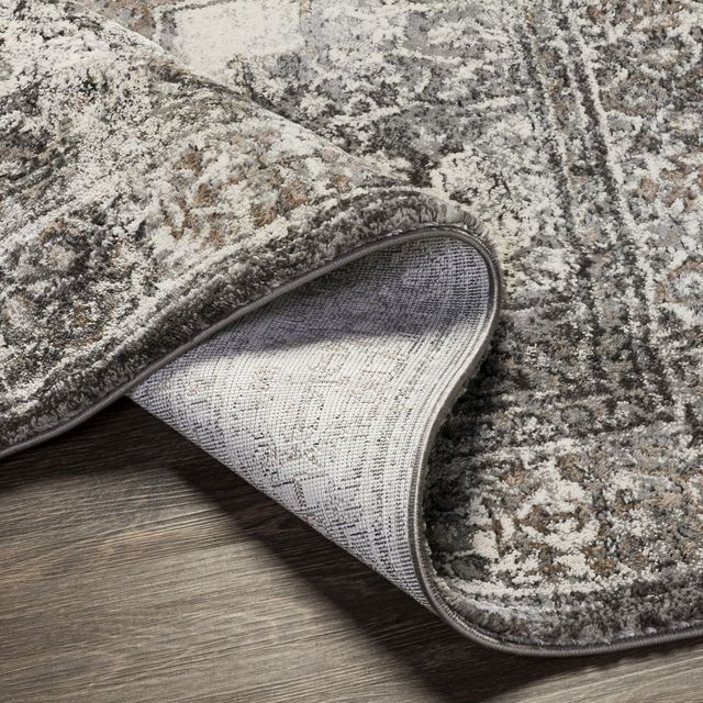 Surya Montana Charcoal/Cream/Gray 5'x7' Area Rug-3