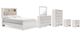 Signature Design by Ashley® Altyra 6-Piece White Full Panel Bookcase Bed Set-0