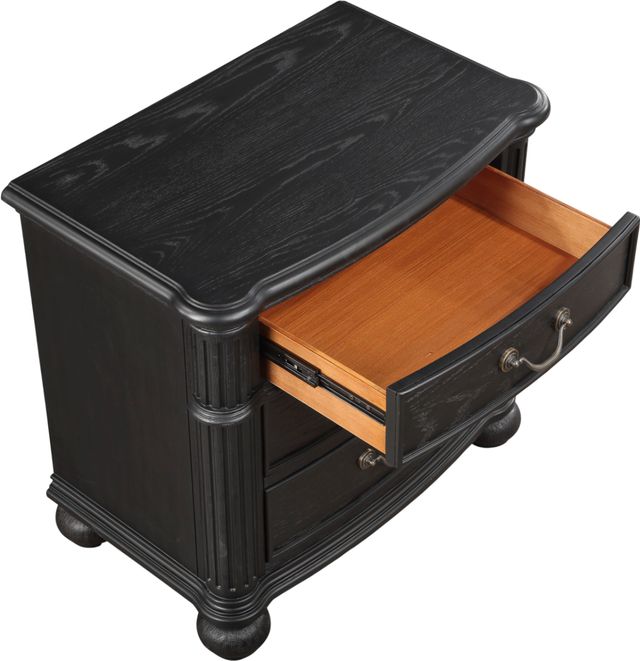 Crown Mark Kingsbury Black Nightstand-3