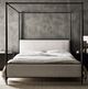 Four Hands Xander Savoy Parchment Queen Canopy Bed-3