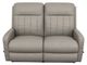 La-Z-Boy® Finley Pewter Leather Manual Wall Reclining Loveseat-1