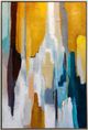 Harp & Finial® Rowen Multi-Colored Framed Canvas Art-0