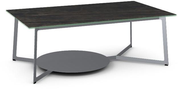 Amisco Customizable Malloy Italian Porcelain Coffee Table with Metal Frame-0