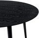 Armen Living Arcadia Black 48" Round Dining Table-2