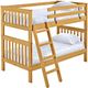Crate Designs™ Furniture Classic Twin XL/Twin XL Mission Bunk Bed-0