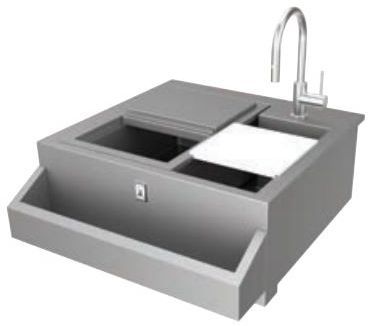 Hestan® 30” Stainless Steel Refreshment Center-0