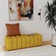 Coaster® Summer Mustard Yellow Accent Bench-4