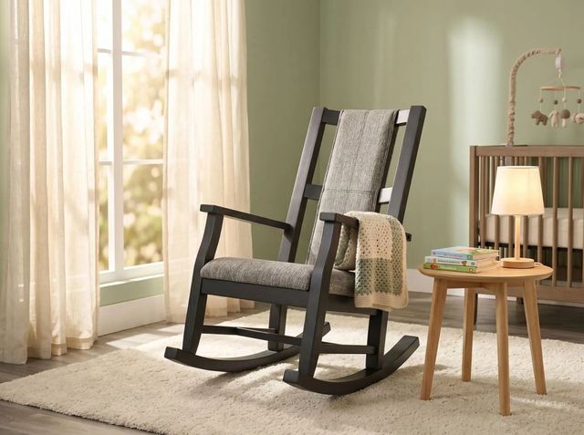 Sunny Designs™ Mara Black Magic Modern Rocking Chair-1