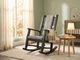 Sunny Designs™ Mara Black Magic Modern Rocking Chair-1