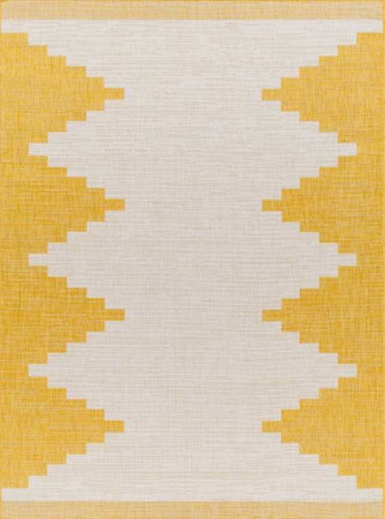 Surya Eagean Beige/Yellow 4'x6' Area Rug-0