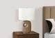 Monarch Specialties Inc. Brown Ceramic Table Lamp -2