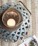 A & B Home Brown/Silver Round Large Shanghai Lantern-2