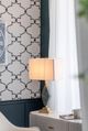 A & B Home Green/White Table Lamp-4