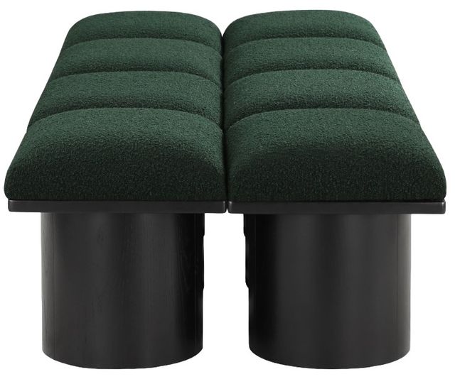 Meridian Furniture Pavilion 8-Piece Green/Black 62" Modular Bench Set-2