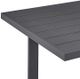 Armen Living Menorca 7-Piece Dark Gray Aluminum/Fabric Outdoor Dining Table Set-3