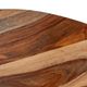 A & B Home 40" Brown Round Dining Table with Carved Jali Based-3