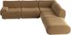 TOV Furniture Zenith 5-Piece Brown Left Arm Facing Modular Sectional-3