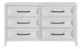 Coaster® Marielle Distressed White Dresser -1