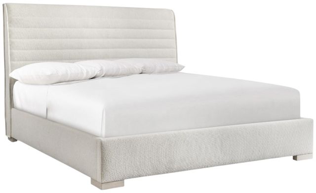 Bernhardt Sereno Lutra/White King Upholstered Panel Bed-0