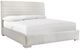 Bernhardt Sereno Lutra/White King Upholstered Panel Bed-0