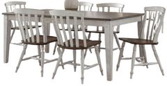 Liberty Furniture Al Fresco 7-Piece Graphite/Whitestone Dining Set