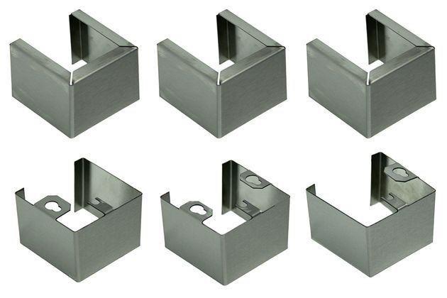 Wolf® Stainless Steel Gas Range Front Leg Covers