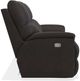 La-Z-Boy® Trouper Walnut Leather Power Reclining Sofa with Headrest-1